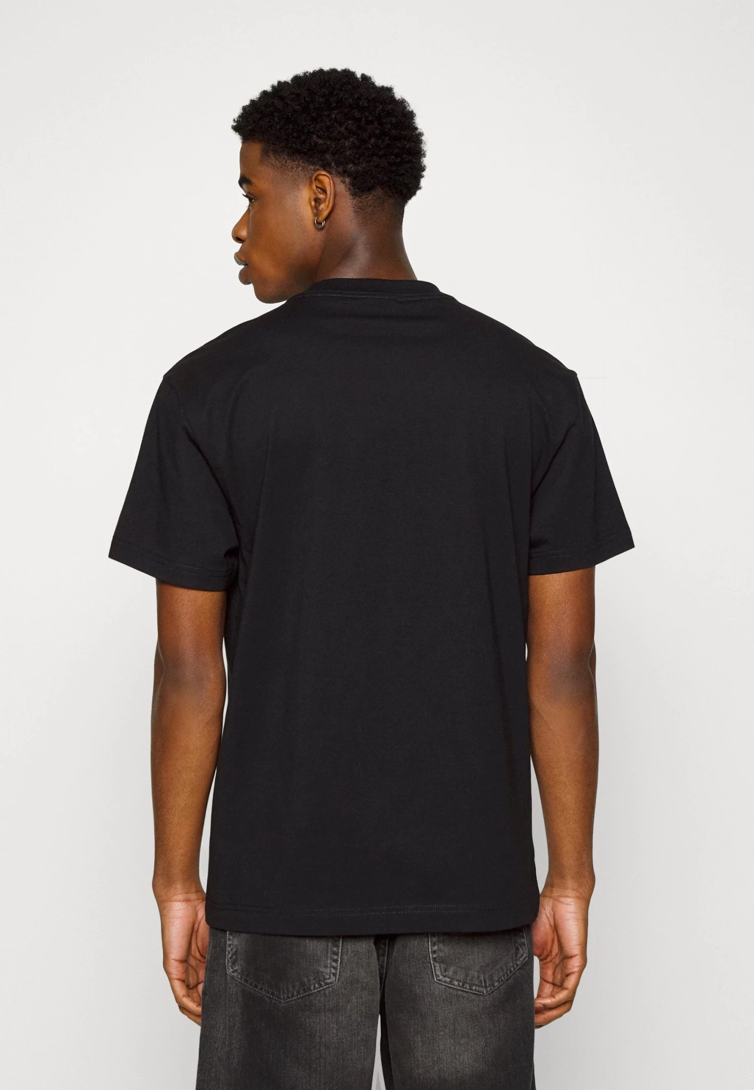 WEEKDAY Graphic Tee - Print T-Shirt - Black - Image 3