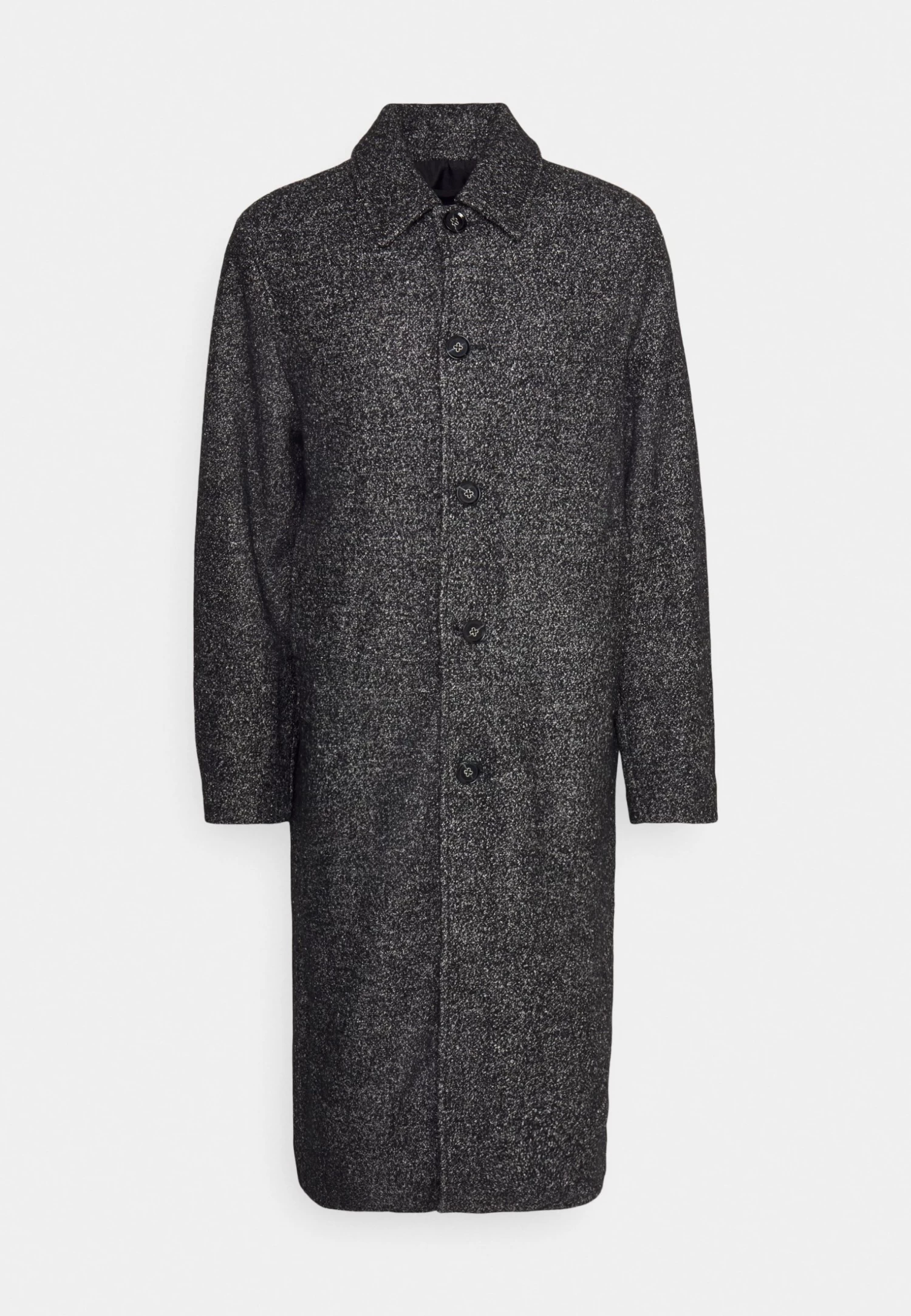 Holzweiler Eros Salt And Pepper Coat - Classic Coat - Black Mix - Image 5