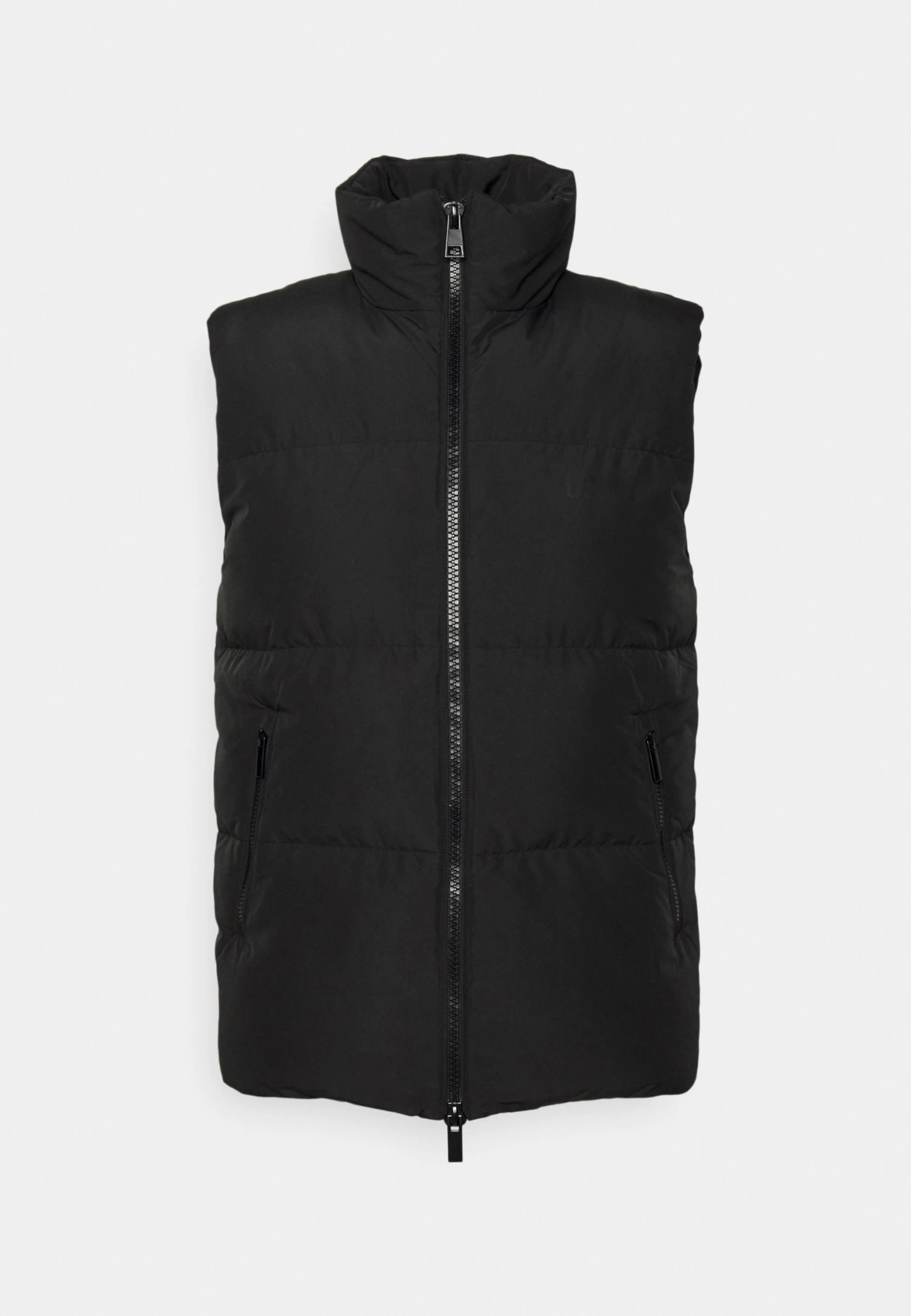 GCDS Low Band Puffy Vest - Waistcoat - Black - Image 7