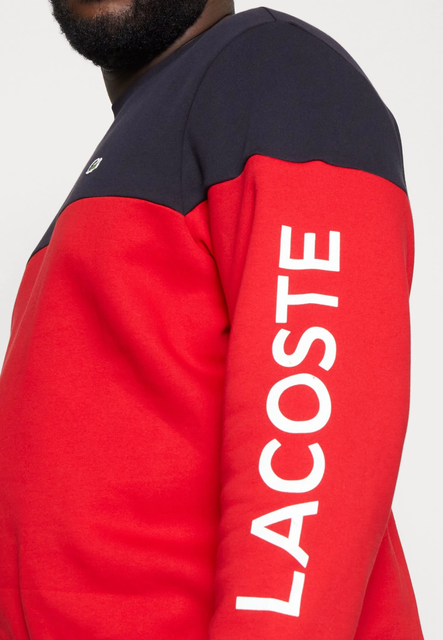 Lacoste Sweatshirt - Abysm/Red - Image 5