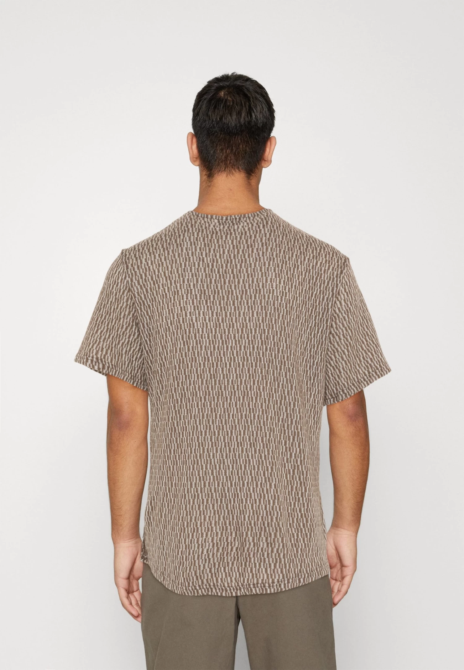 Print T-Shirt - Brown - Image 3