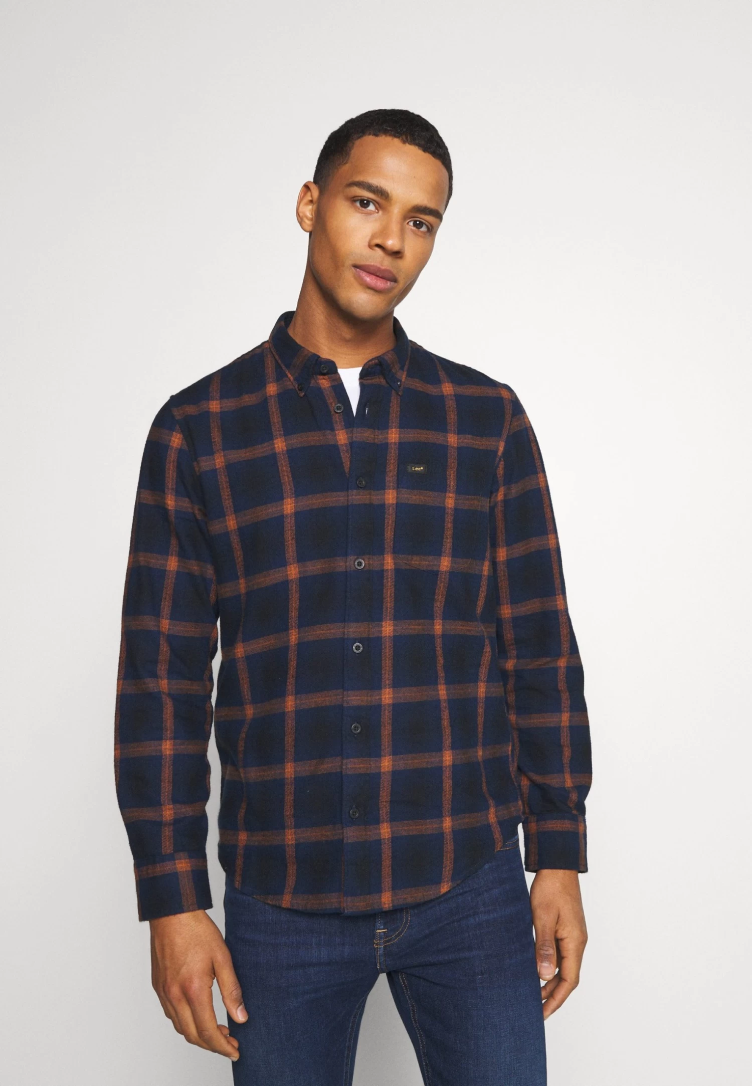 Lee Button Down - Shirt - Navy