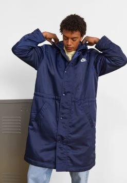 Nike Sportswear Club Stadium - Parka - Midnight Navy/White