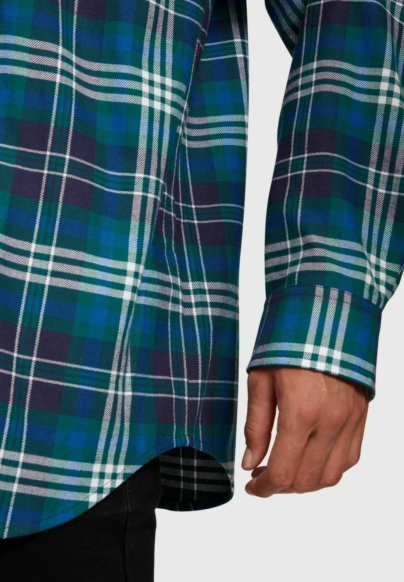 ESPRIT Kariertes- Shirt - Teal Blue - Image 4