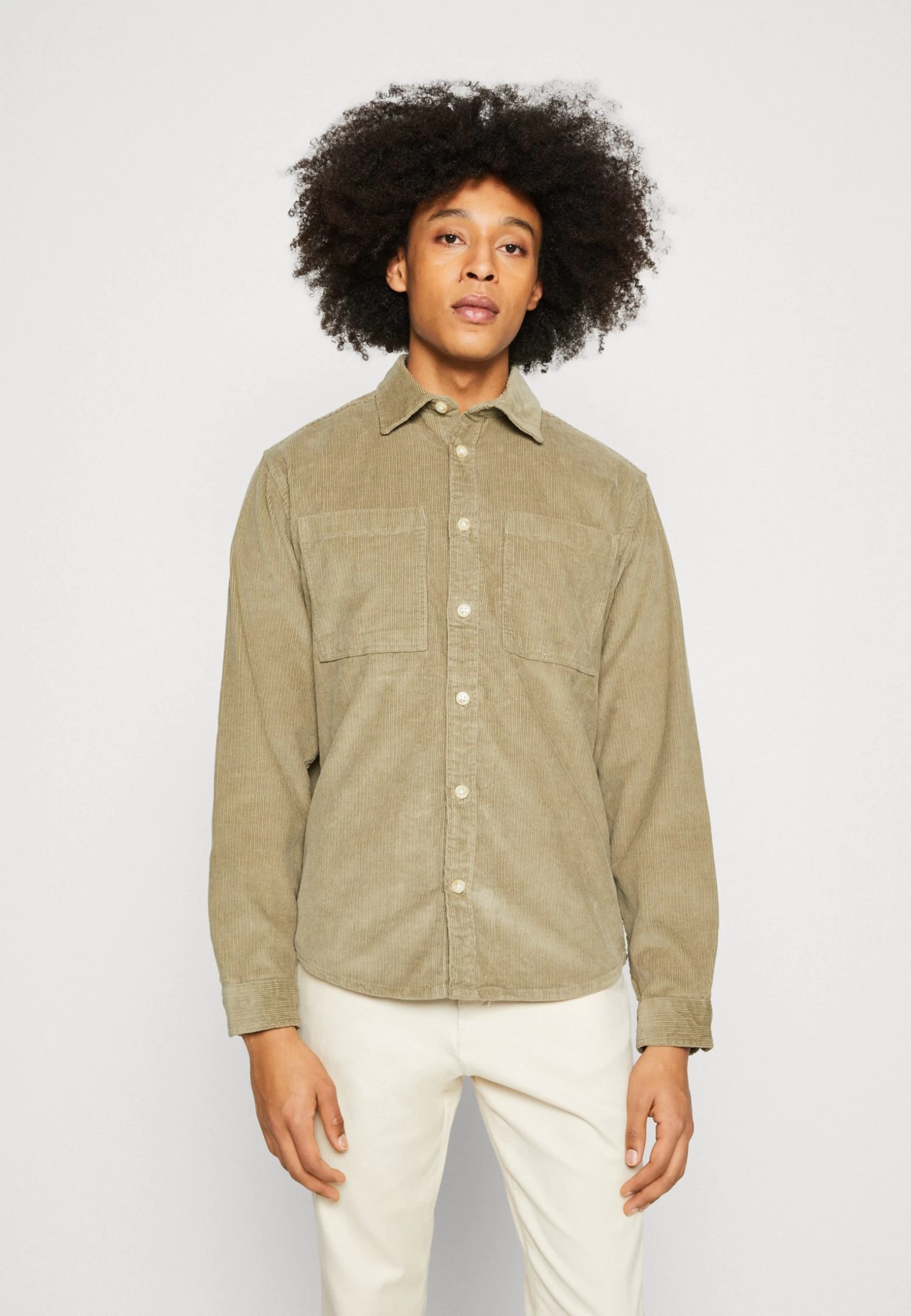 Selected Homme Slhloosefinn Overshirt - Shirt - Vetiver
