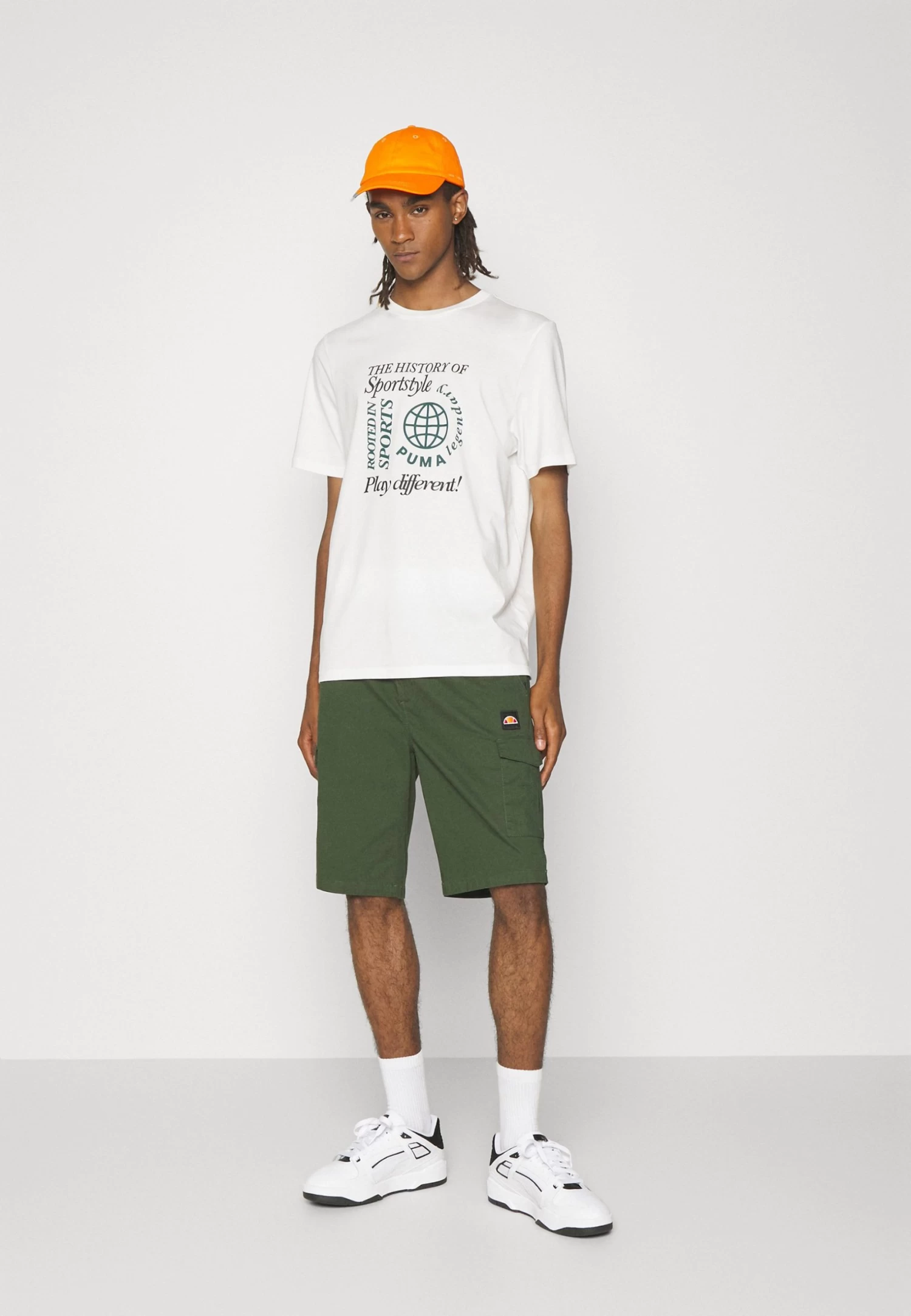 Puma Graphics Legacy Archive Tee - Print T-Shirt - Warm White - Image 5