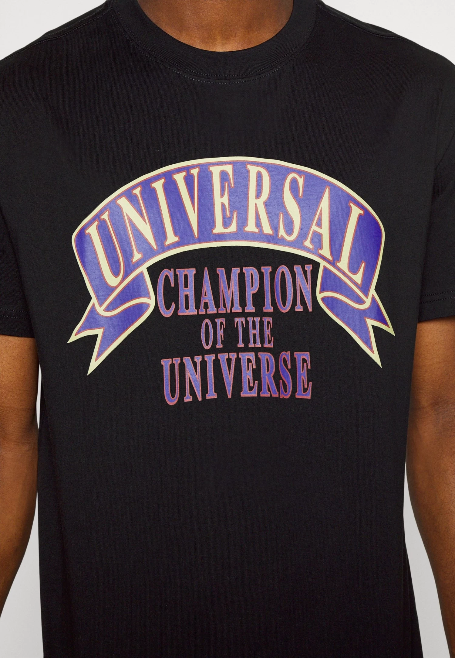 WEEKDAY Graphic Tee - Print T-Shirt - Black - Image 5