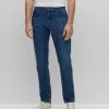 Boss Anderson - Straight Leg Jeans - Turquoise Three