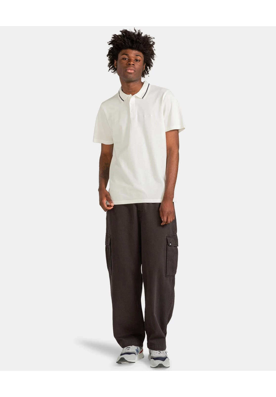 Element Myloh Manches Courtes- Polo Shirt - Off White - Image 2