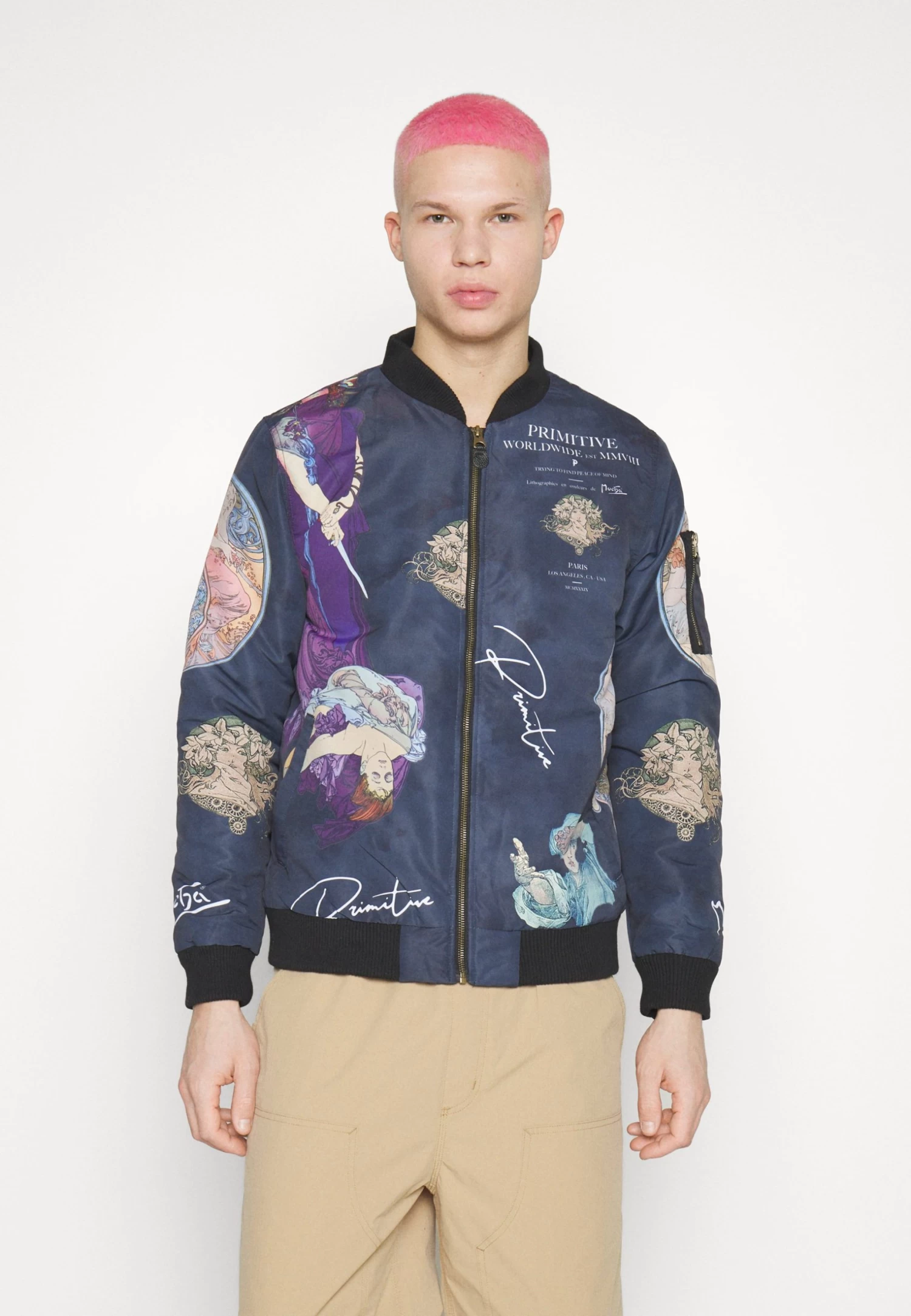 PRIMITIVE Bomber Jacket - Black - Image 3