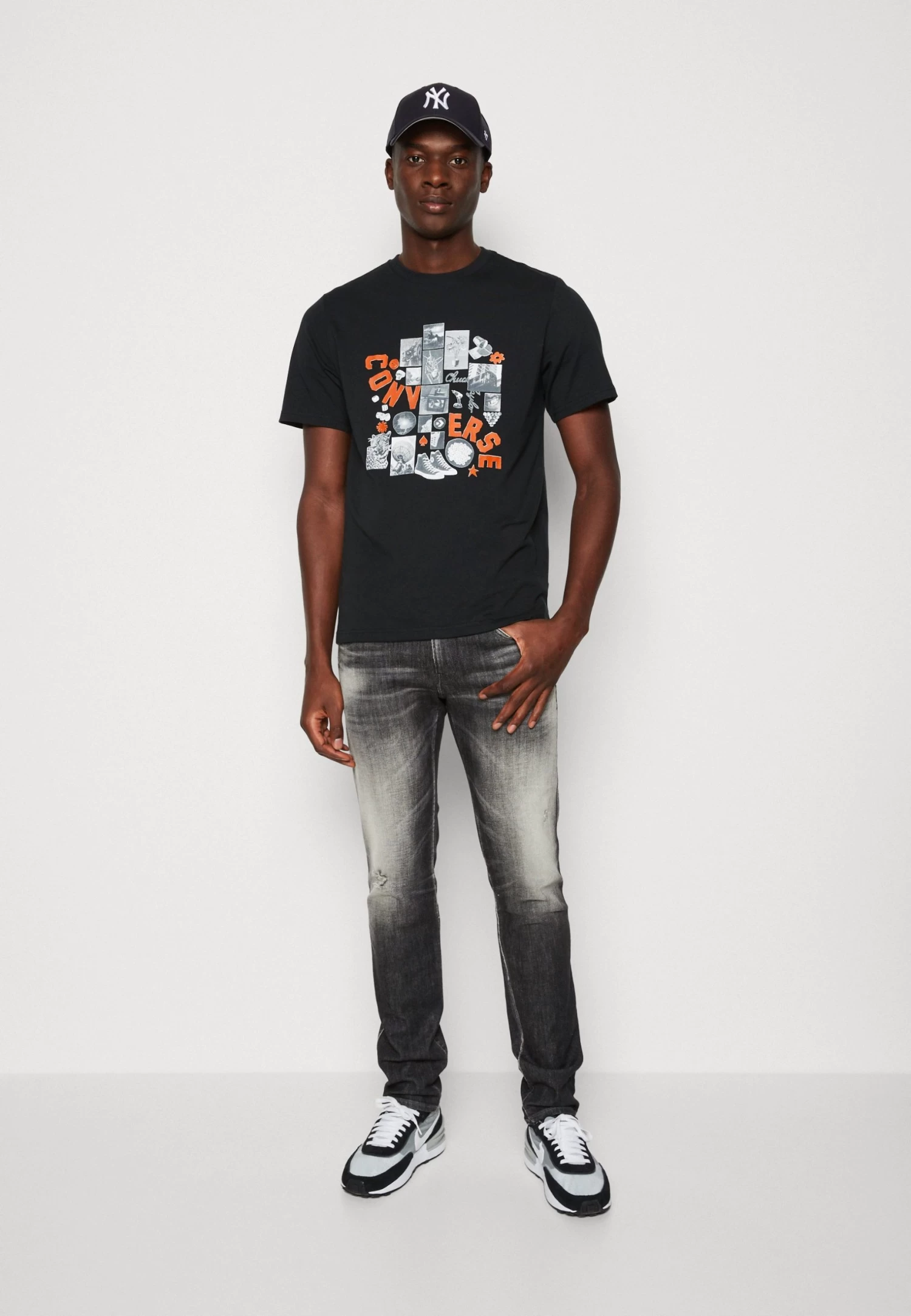 Replay Anbass Pants Aged - Slim Fit Jeans - Dark Grey - Image 2