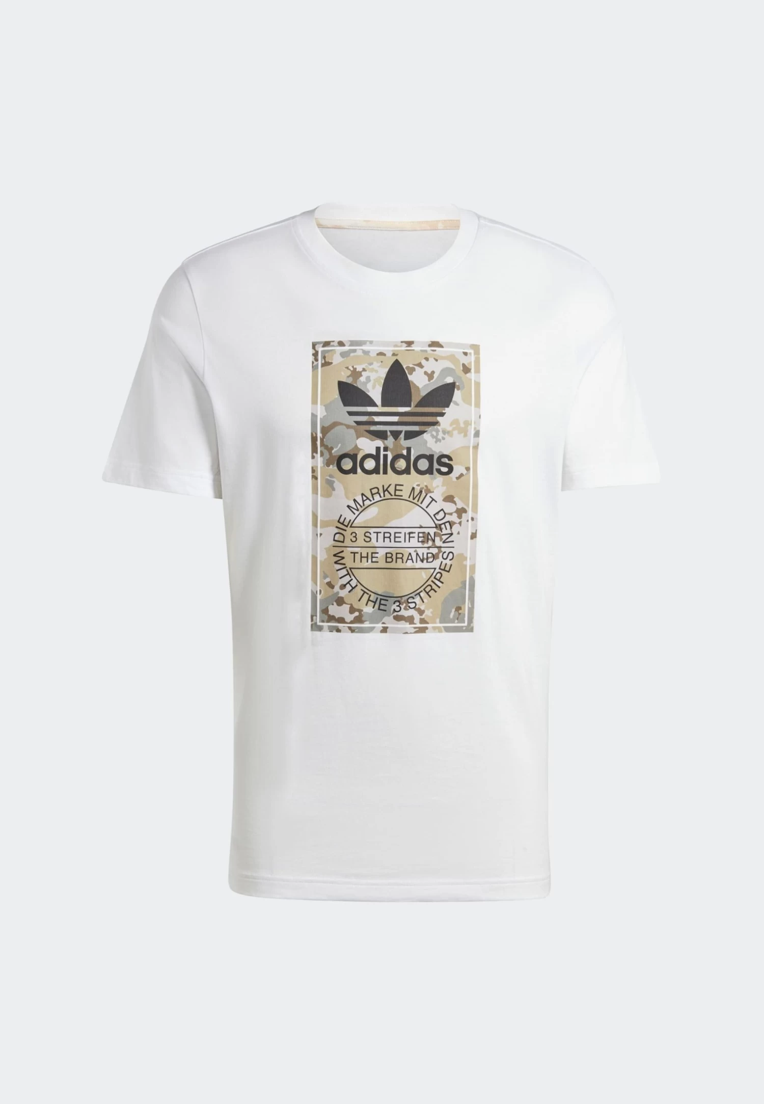 Adidas Originals Graphics Camo Tongue Label- Print T-Shirt - White - Image 6