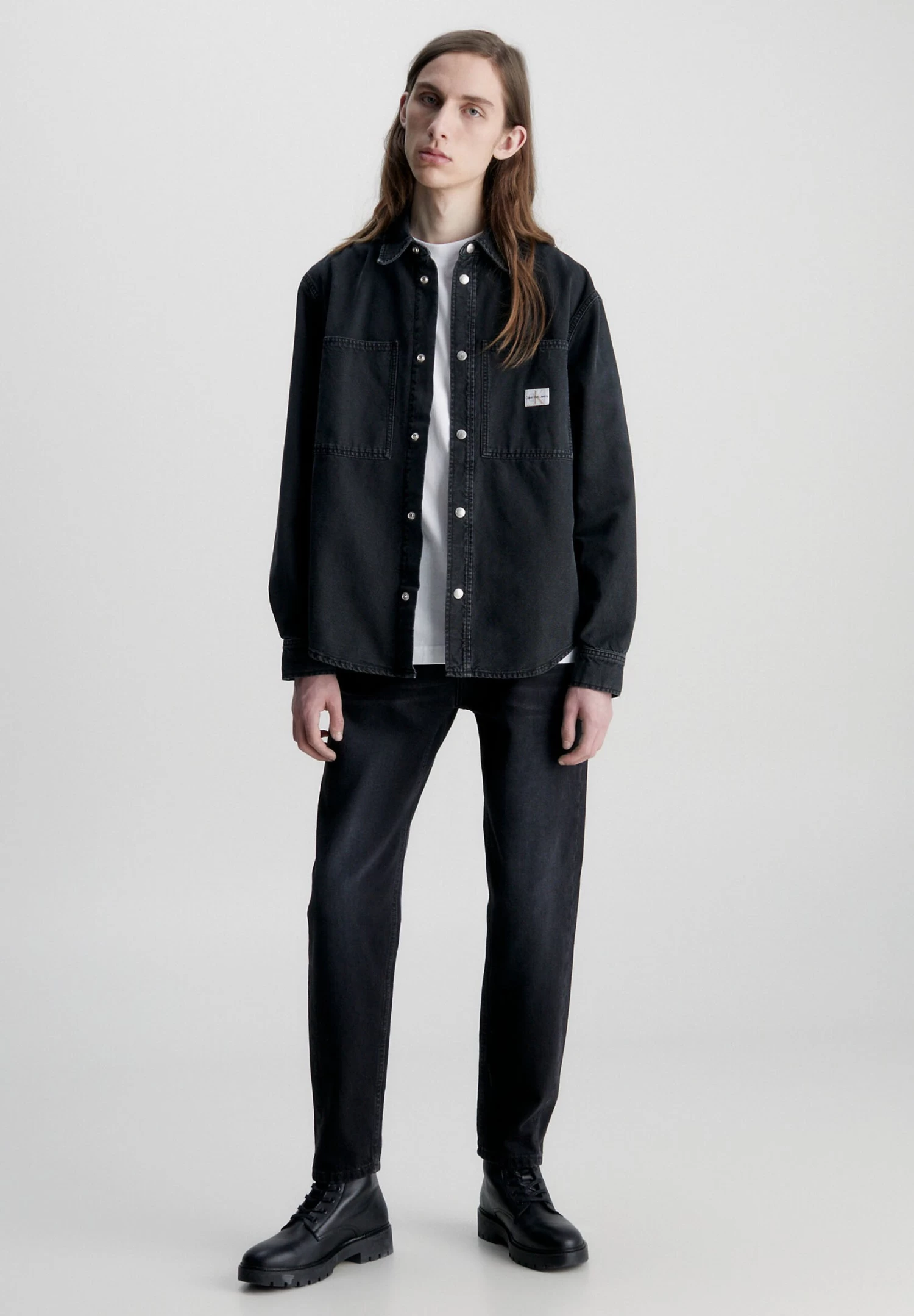 Calvin Klein Jeans Relaxed Linear - Shirt - Ck Black - Image 2