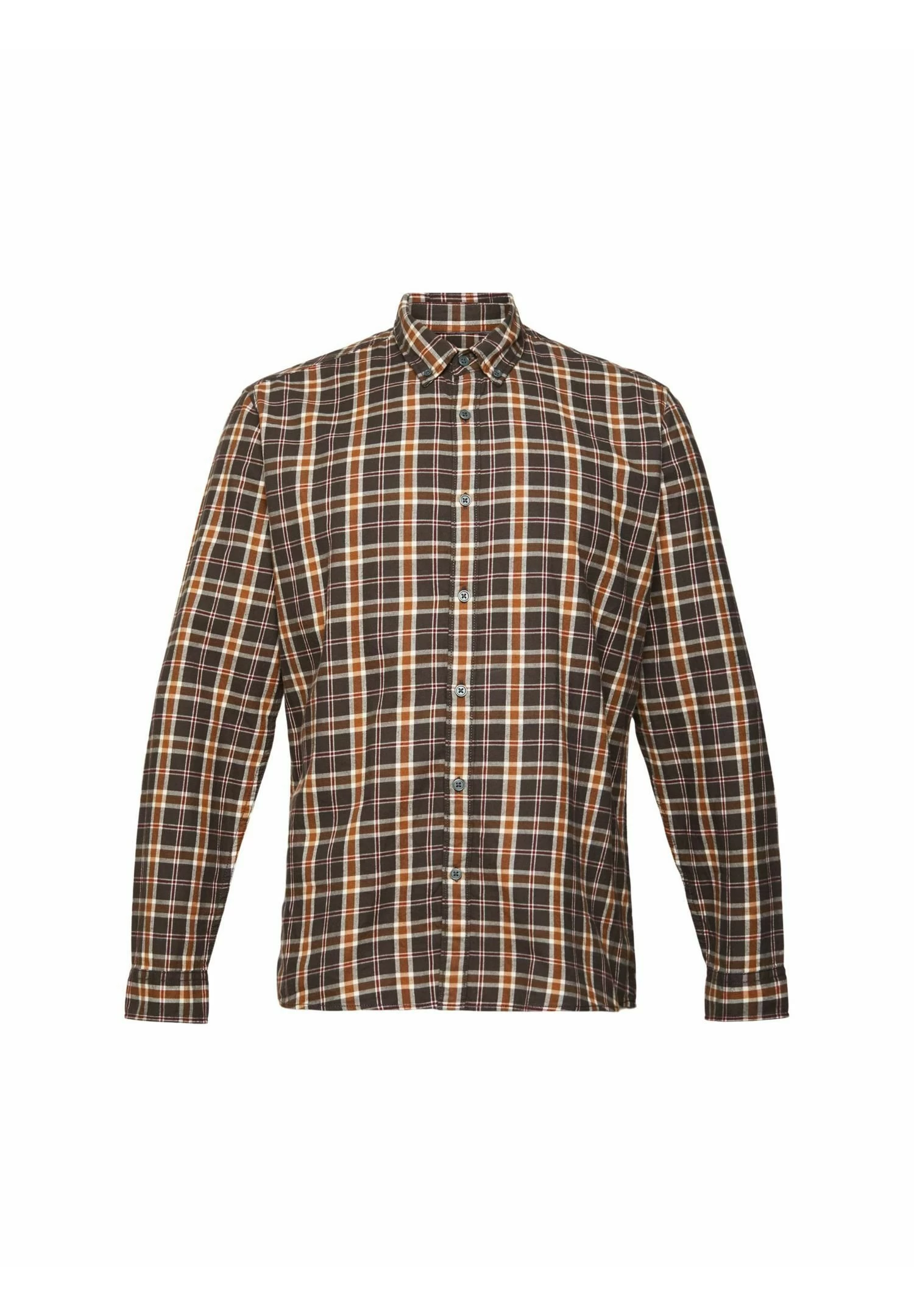 ESPRIT Mit Karos - Shirt - Dark Grey - Image 6