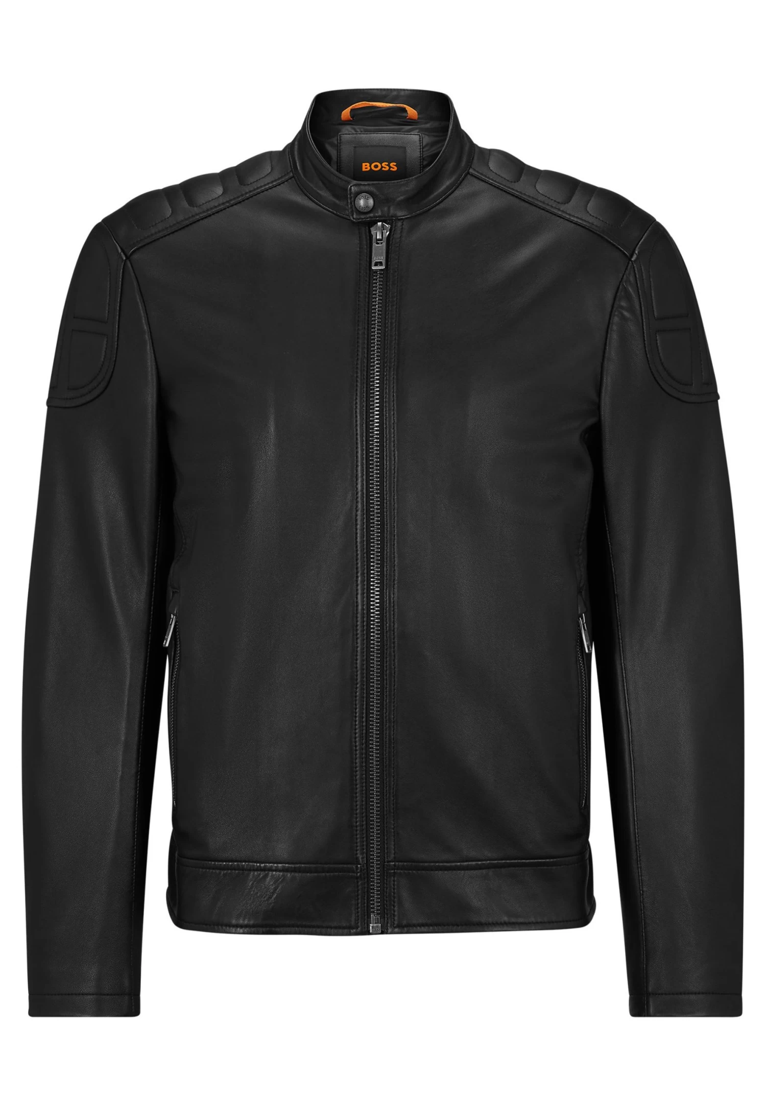 Boss Jomarc - Leather Jacket - Black