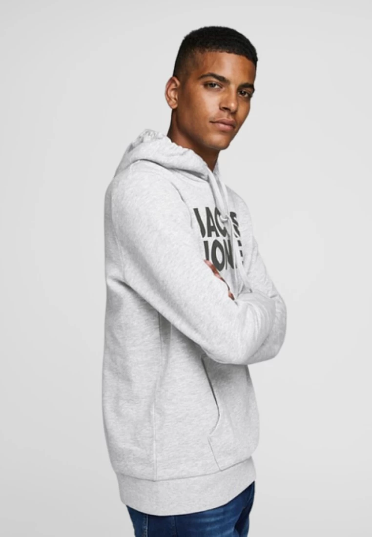 Jack & Jones Hoodie - Light Grey - Image 5
