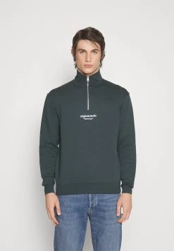 Jack & Jones Jorvesterbro Quarter Zip Hn Sn - Sweatshirt - Magical Forest