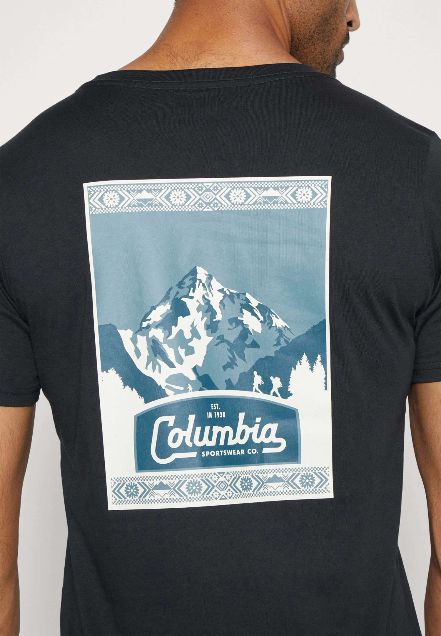 Columbia Seasonal Logo Tee - Print T-Shirt - Black - Image 7