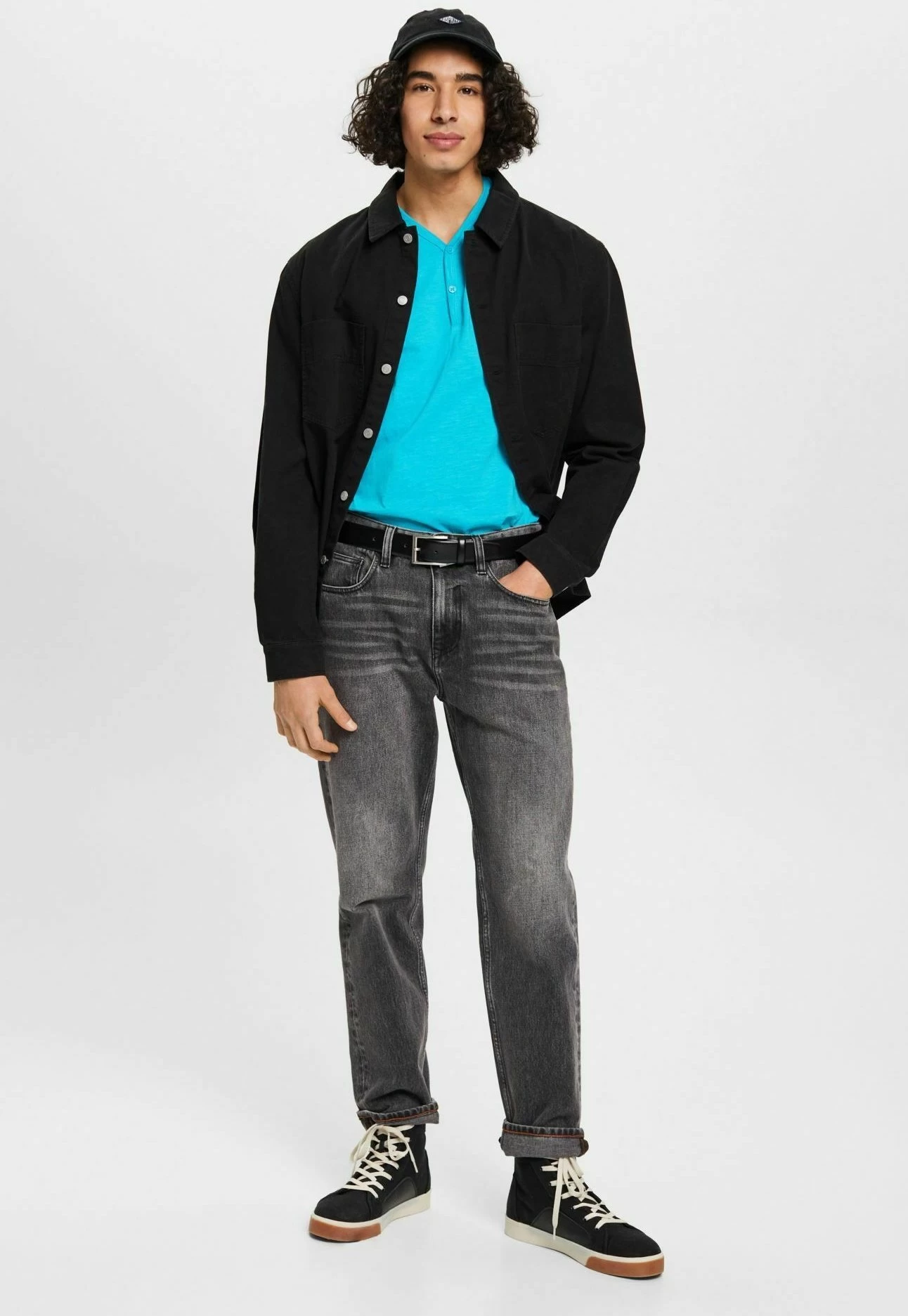 ESPRIT Basic T-Shirt - Aqua Green - Image 3