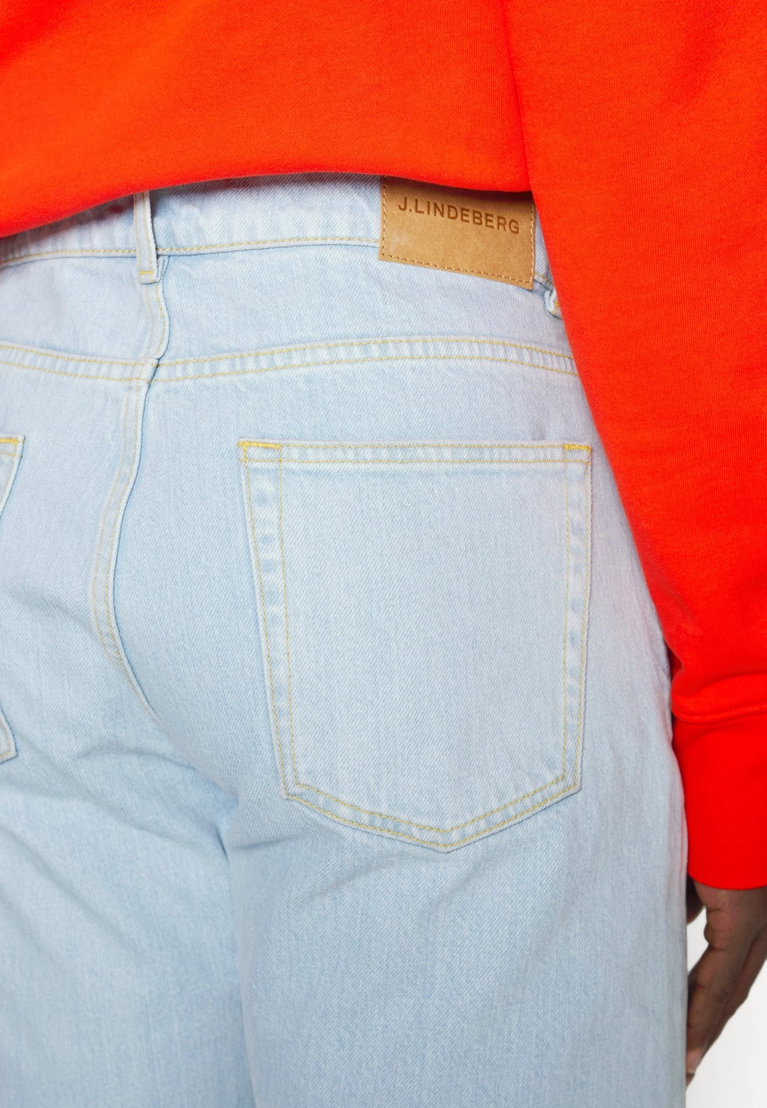 J.Lindeberg Cody - Straight Leg Jeans - Light Blue - Image 7