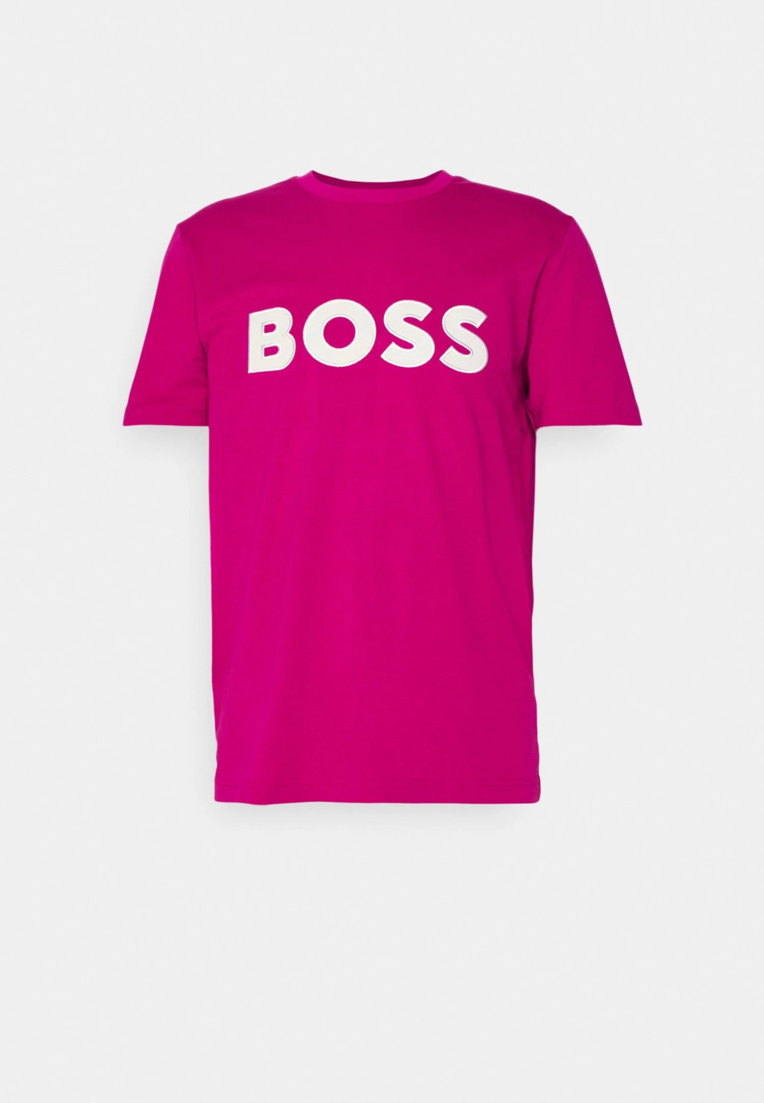 Boss Tiburt - Print T-Shirt - Dark Pink - Image 5