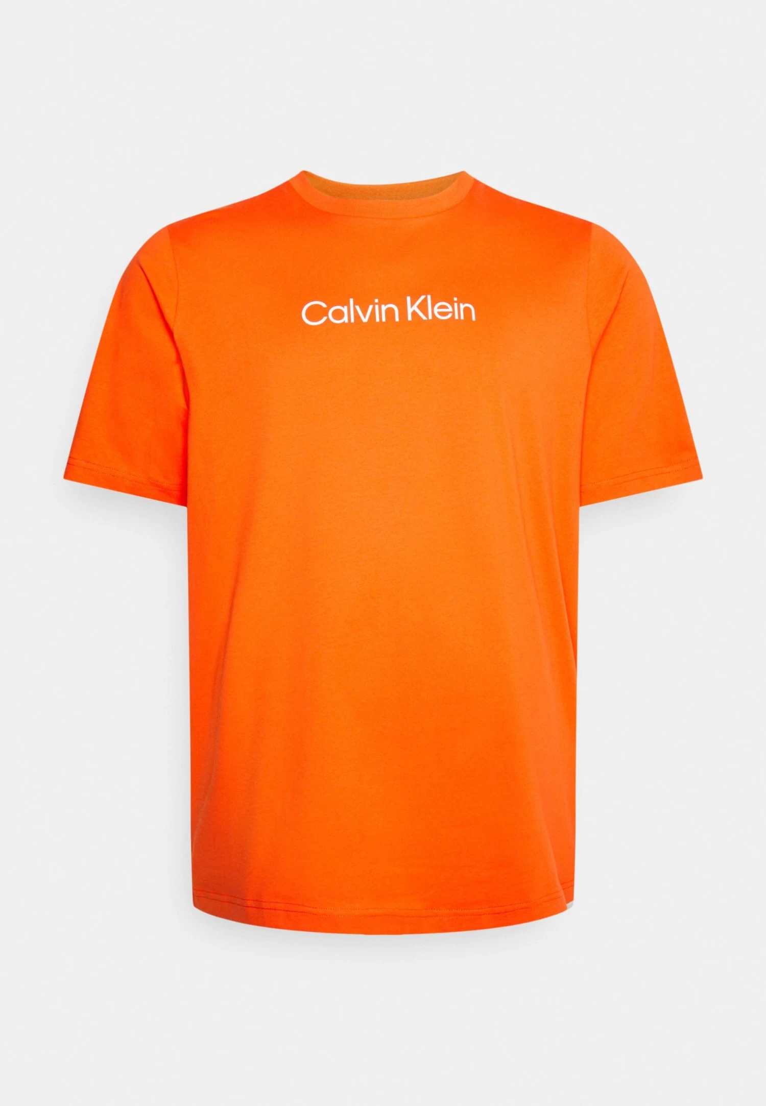 Calvin Klein Hero Logo Comfort- Print T-Shirt - Spicy Orange