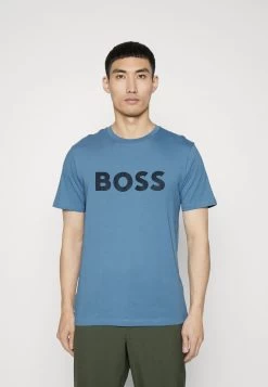 Boss Thinking - Print T-Shirt - Light/Pastel Blue
