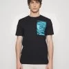 Calvin Klein Jeans Palm Print Regular Tee - Print T-Shirt -Black