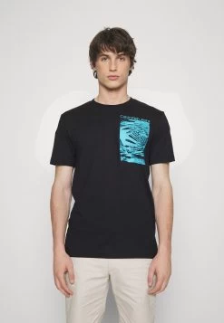 Calvin Klein Jeans Palm Print Regular Tee - Print T-Shirt -Black