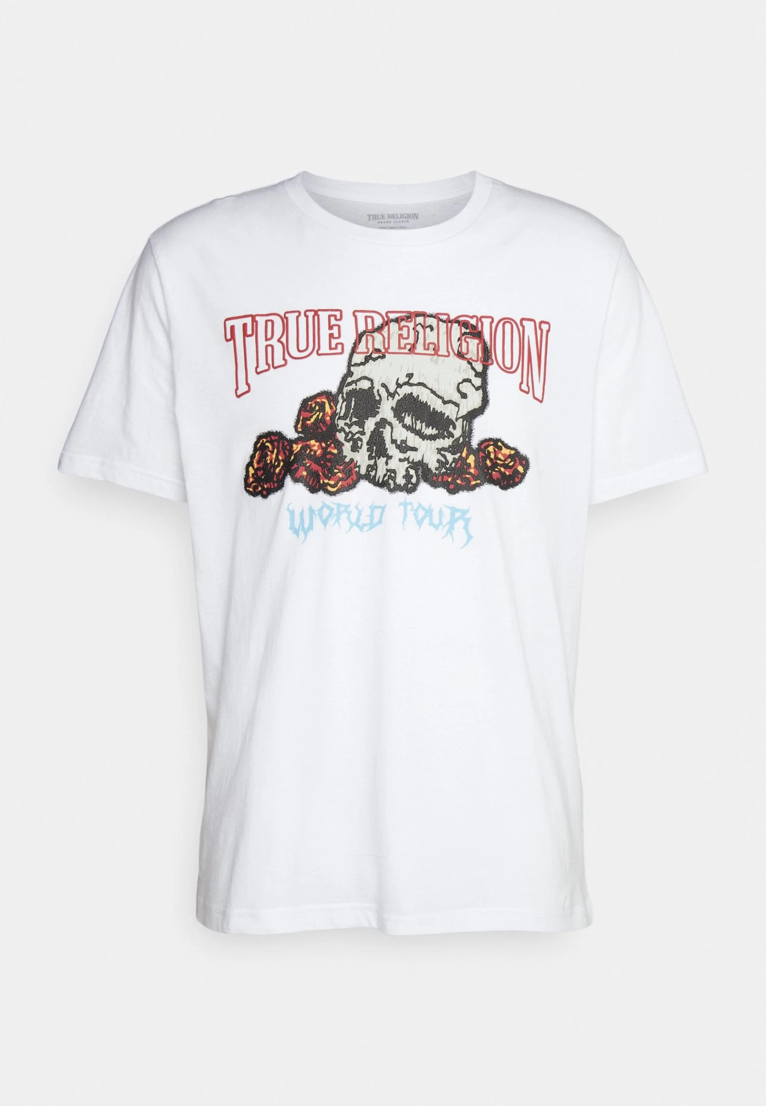 True Religion True Skull- Print T-Shirt - White - Image 6
