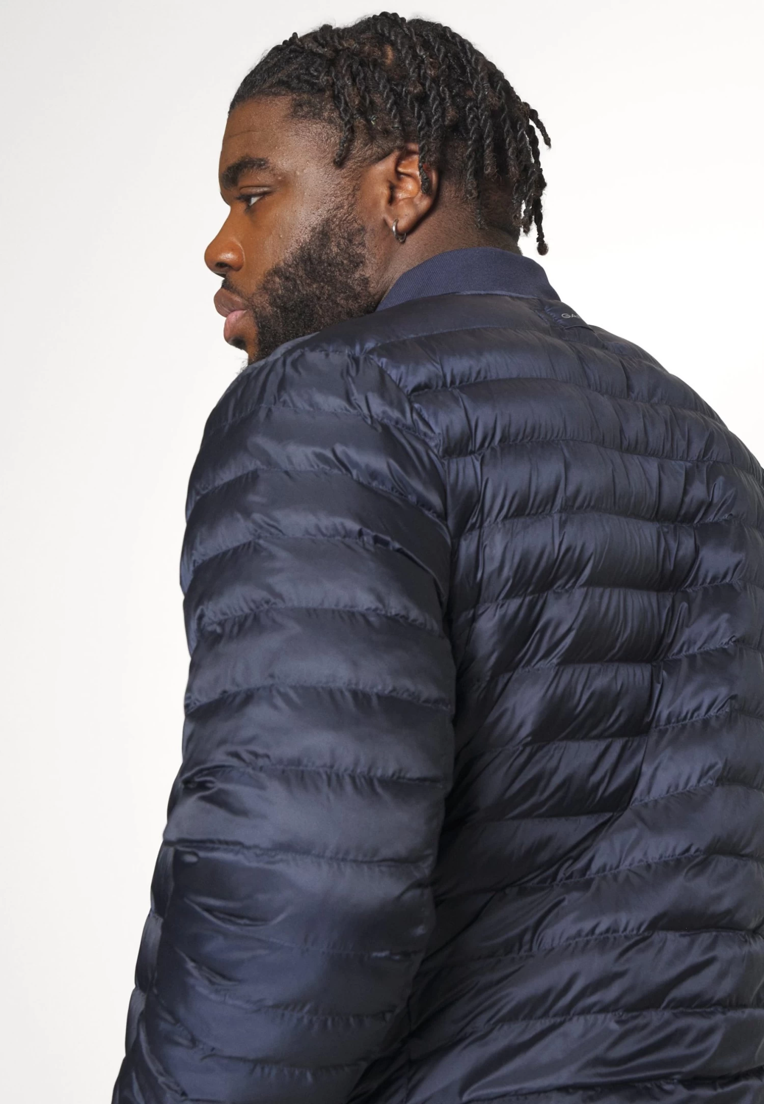 Gant Light Padded Jacket Plus Size - Bomber Jacket - Evening Blue - Image 4