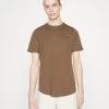 Jack & Jones Jjenoa Ss Crew Neck Noos - Basic T-Shirt - Otter