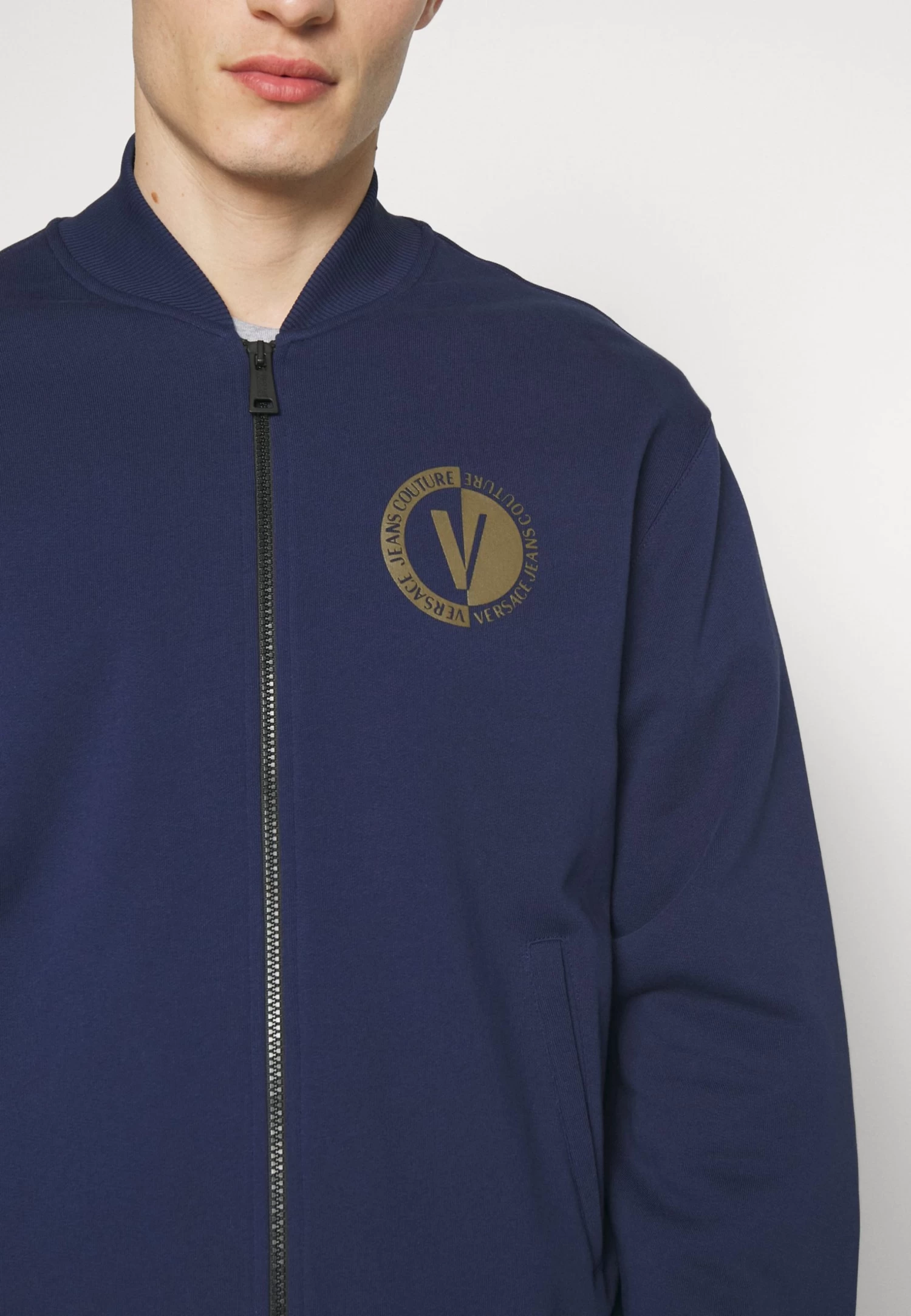 New Emblem - Zip-Up Sweatshirt - Navy - Image 6