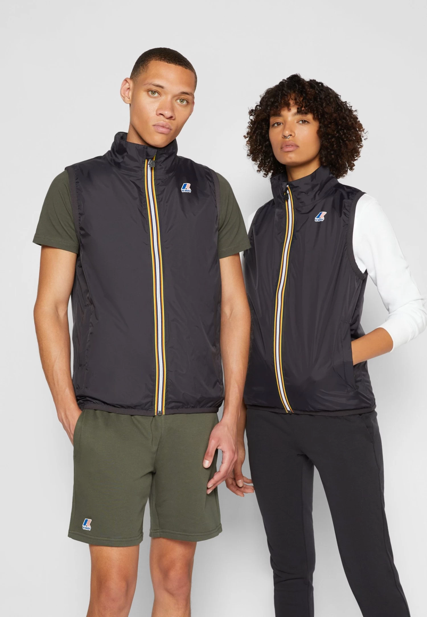 K-Way Rouland Warm Unisex - Waistcoat - Black Pure