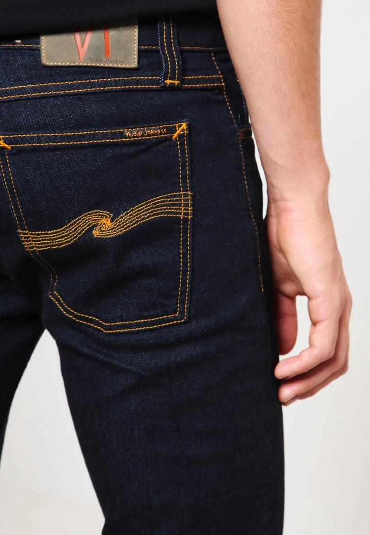 Nudie Jeans Skinny Lin - Jeans Skinny Fit - Dry Deep Orange - Image 5