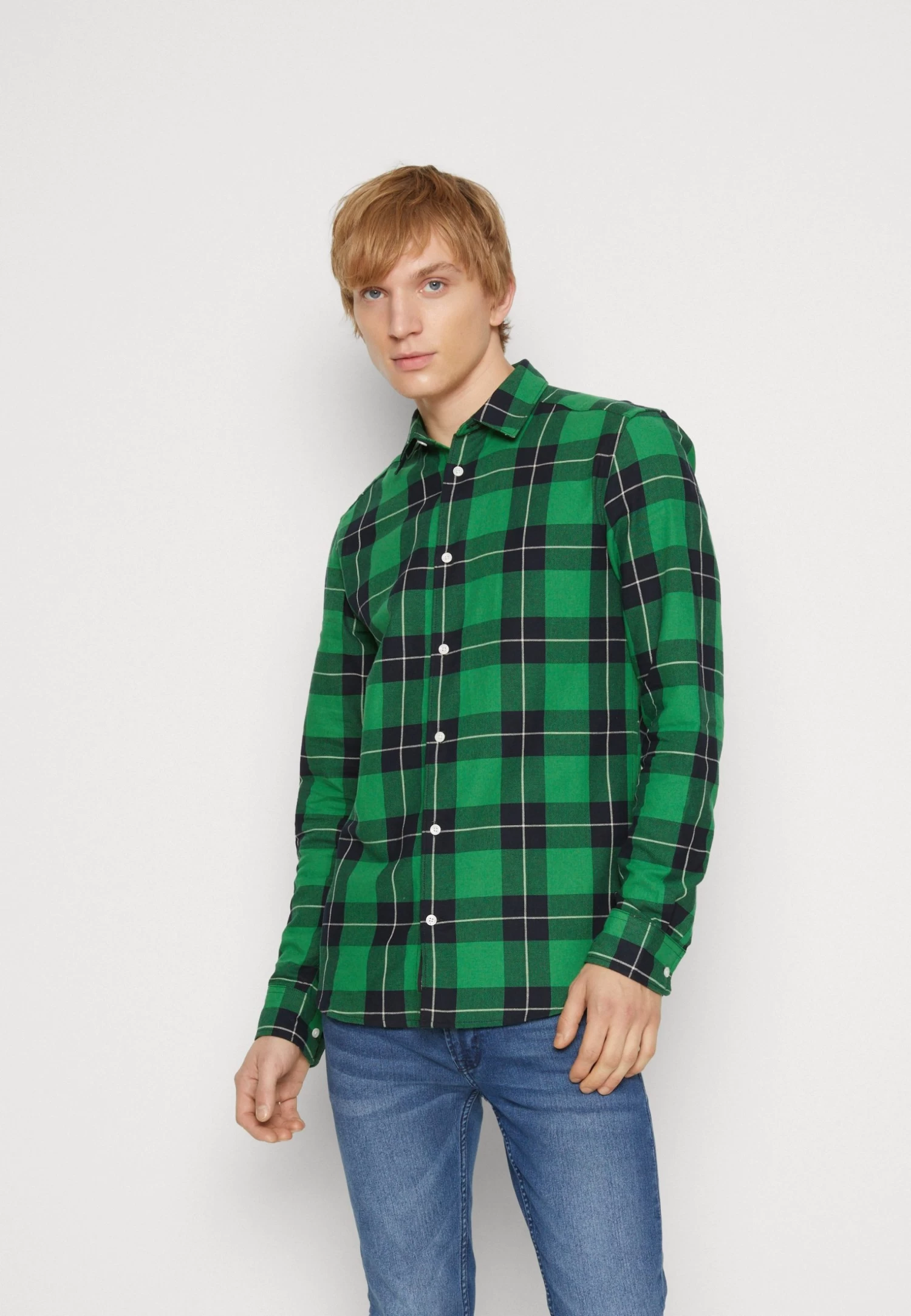 Only & Sons Onsari Slim Shirt - Shirt - Medium Green