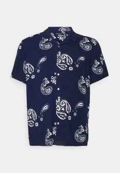 BRAVE SOUL Shirt - Navy/White
