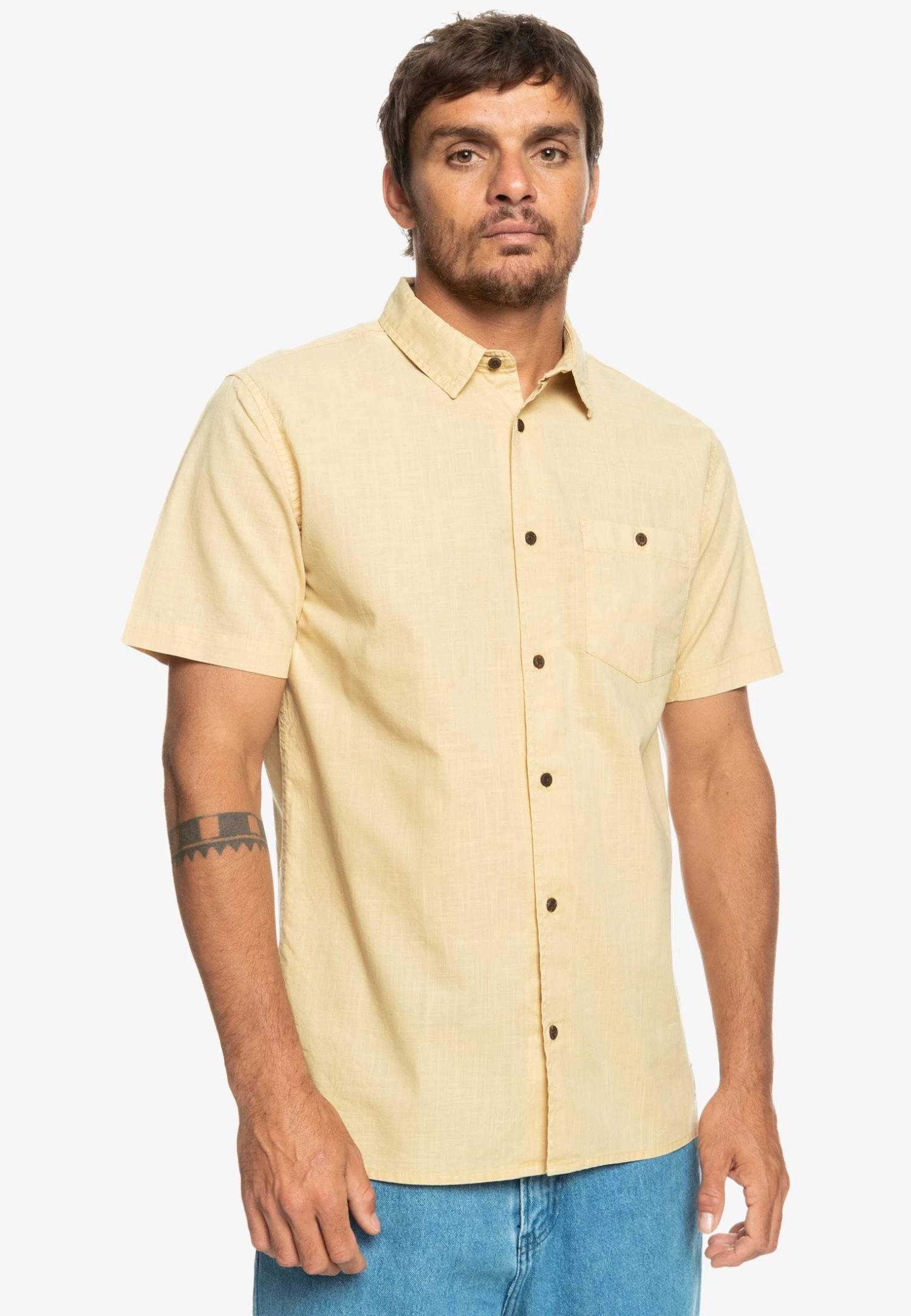 Quiksilver Bolam - Shirt - Wheat - Image 4