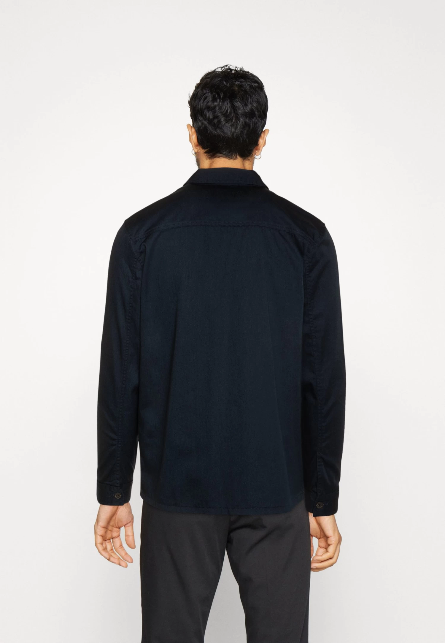 Lyle & Scott Pocketed Overshirt - Shirt - Dark Navy - Image 3