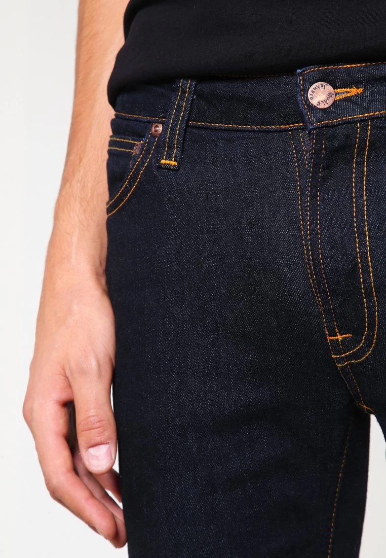 Nudie Jeans Skinny Lin - Jeans Skinny Fit - Dry Deep Orange - Image 4