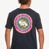 Quiksilver Omni Circle - Print T-Shirt - Blue