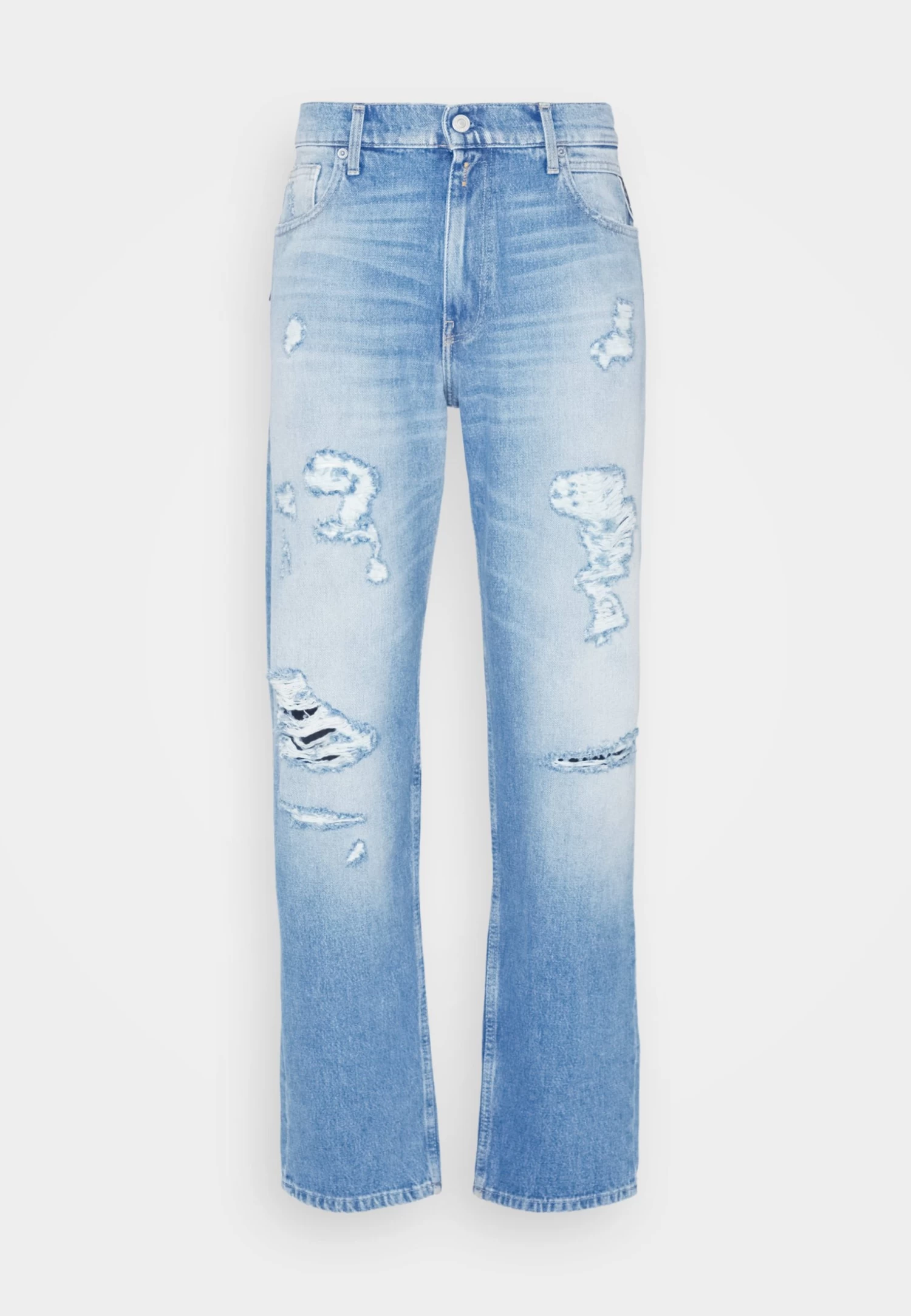 Replay Relaxed Fit Jeans - Medium Blue - Image 5