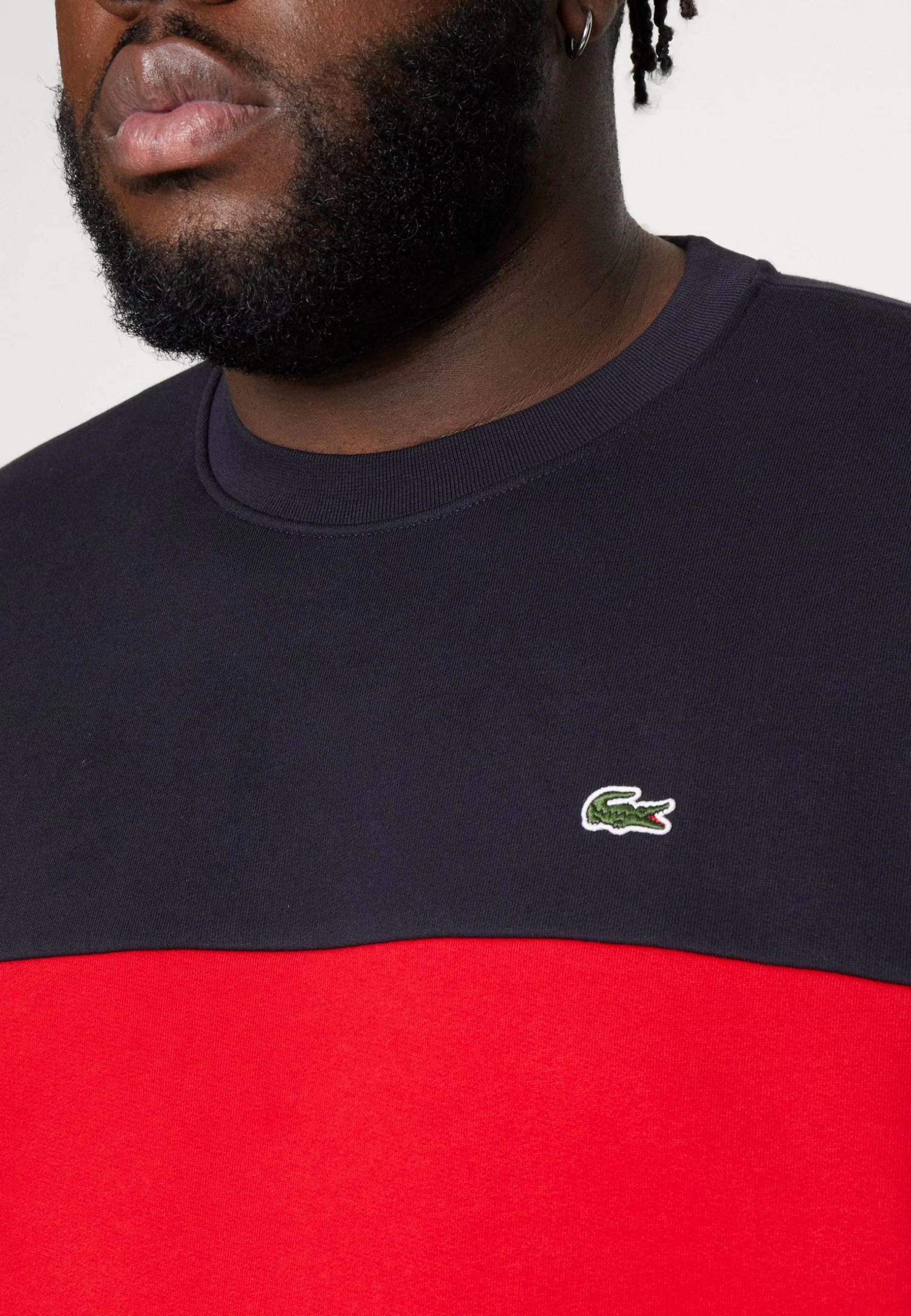 Lacoste Sweatshirt - Abysm/Red - Image 7
