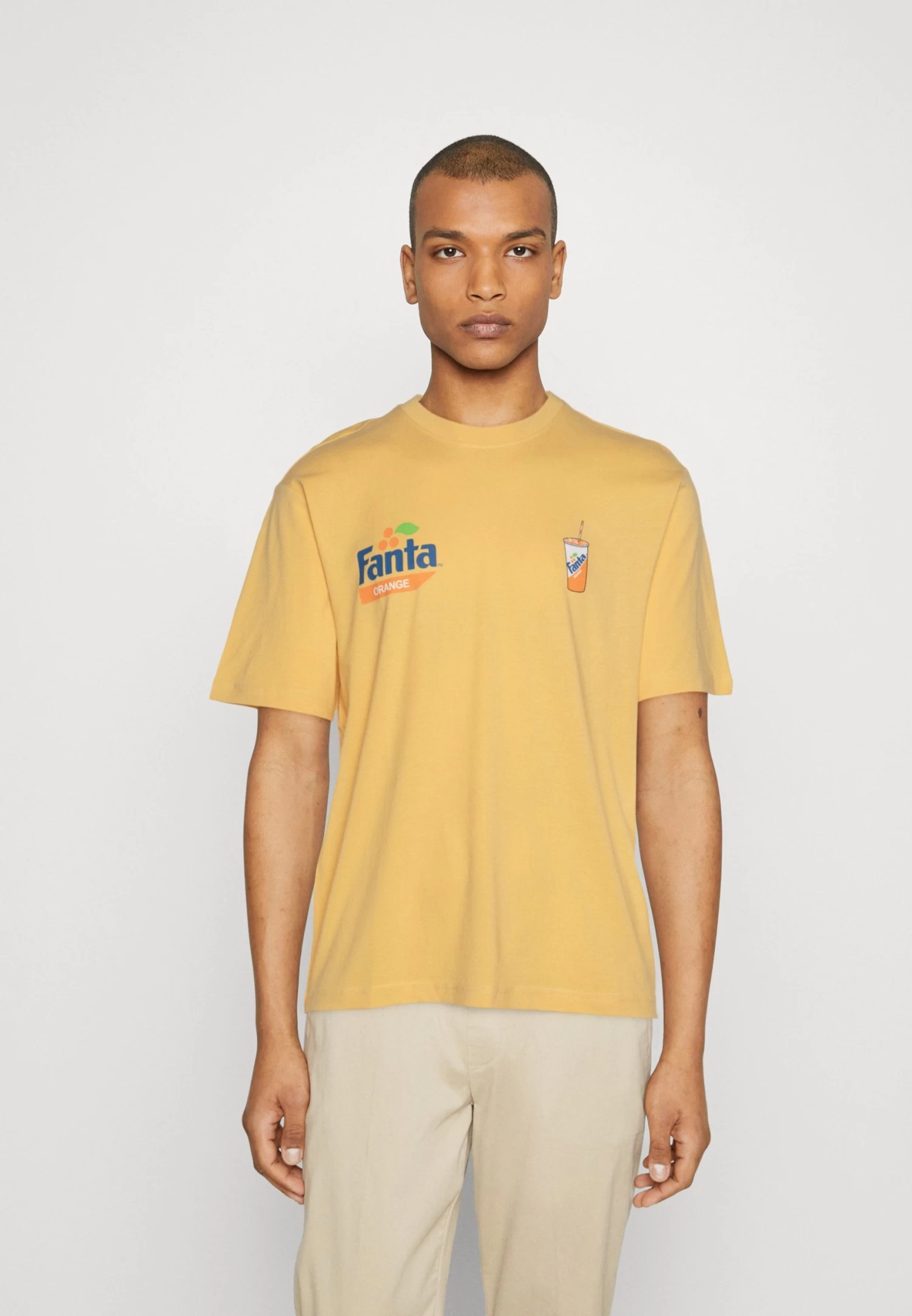 Only & Sons Onssoda Rlx Ss- Print T-Shirt - Cornsilk