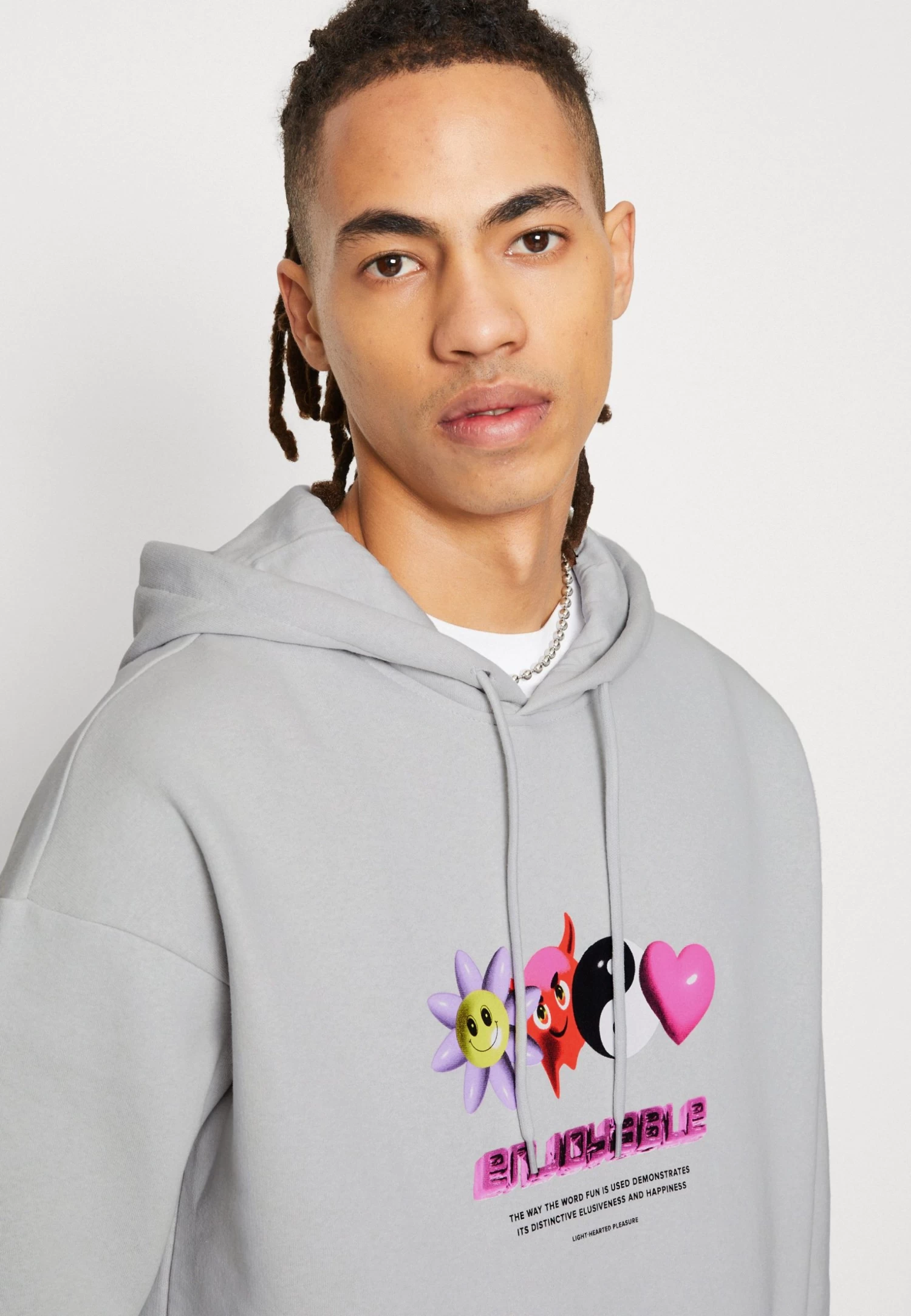 YOURTURN Unisex - Hoodie - Grey - Image 4