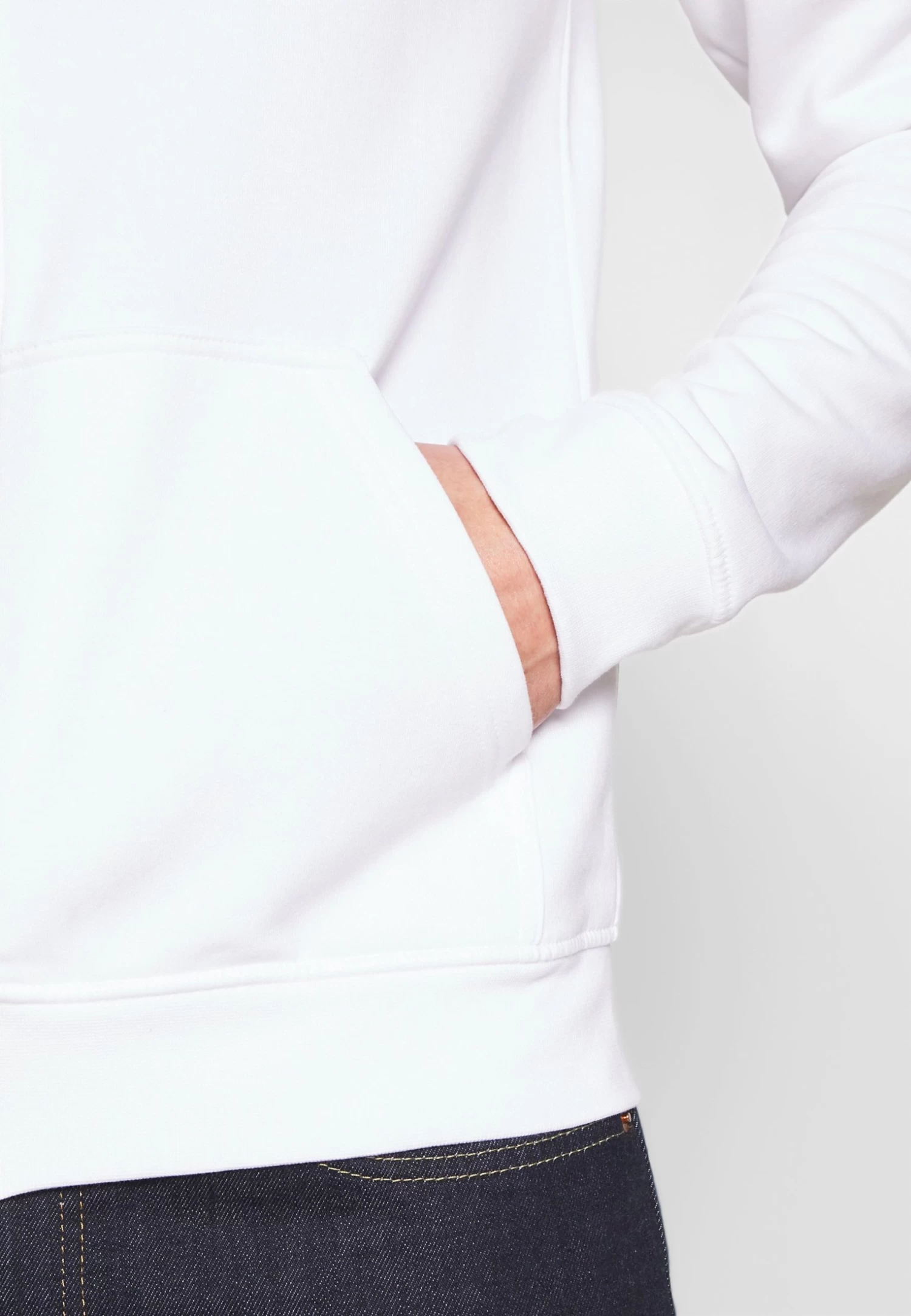 Pier One Zip-Up Sweatshirt - White - Image 6