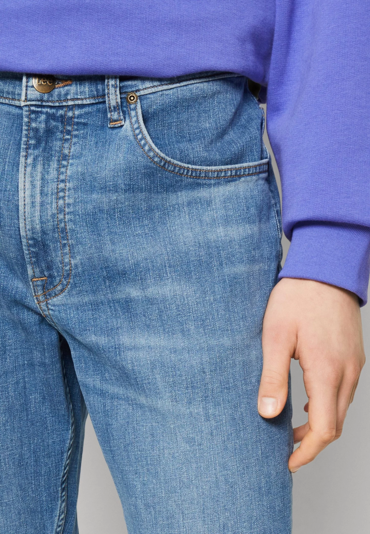 Lee Brooklyn Straight - Straight Leg Jeans - Blue Denim - Image 6