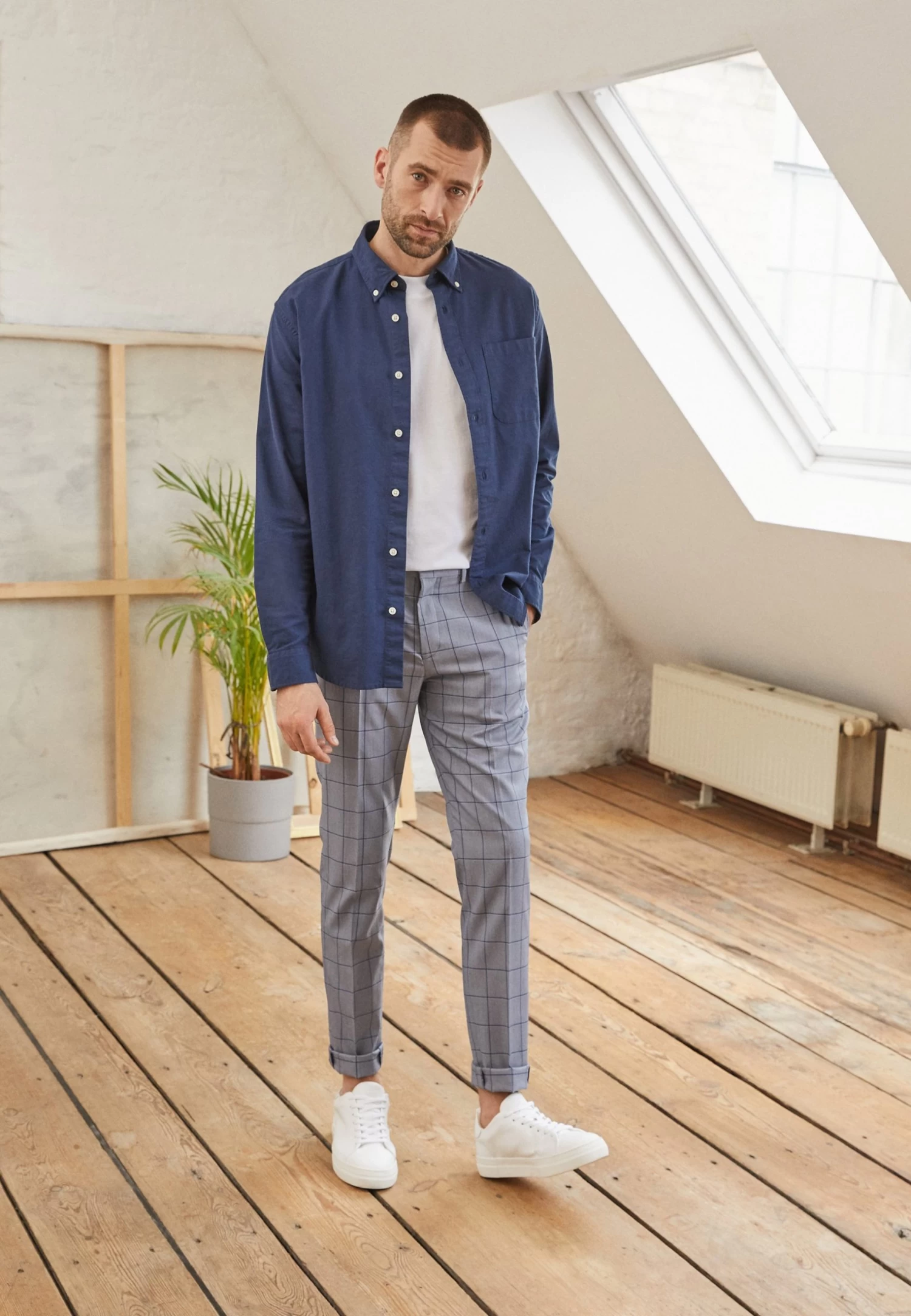 Selected Homme Slhregrick Flex - Shirt - Moonlit Ocean - Image 2