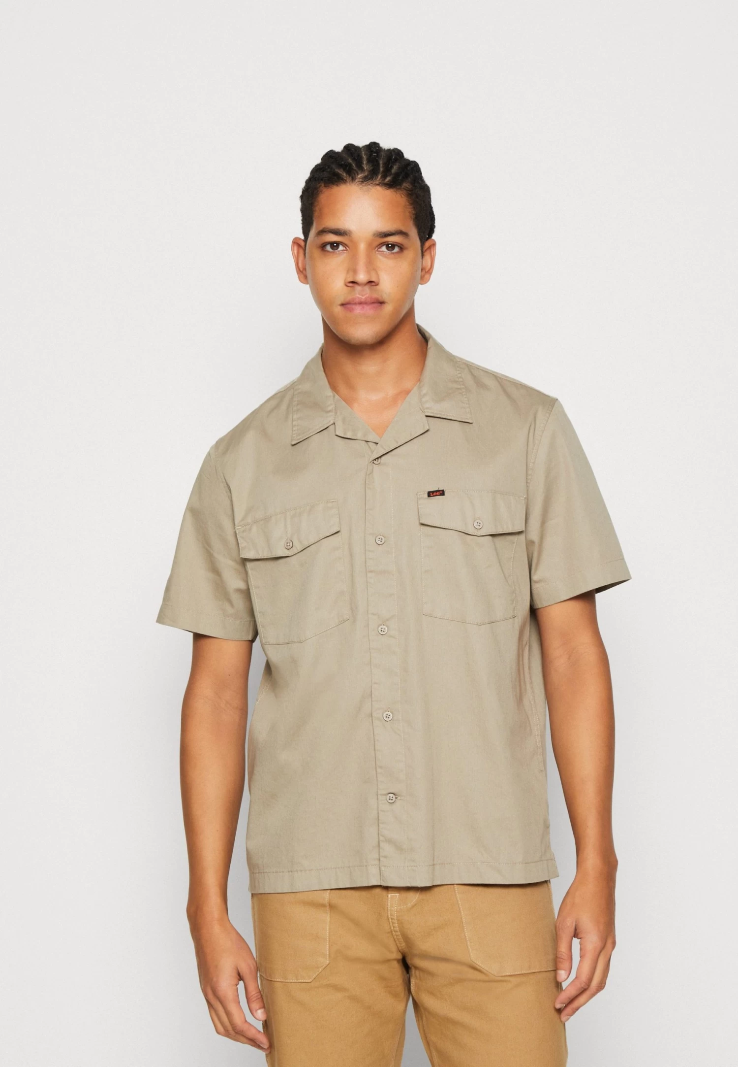 Lee Chetopa Shirt - Shirt - Mushroom