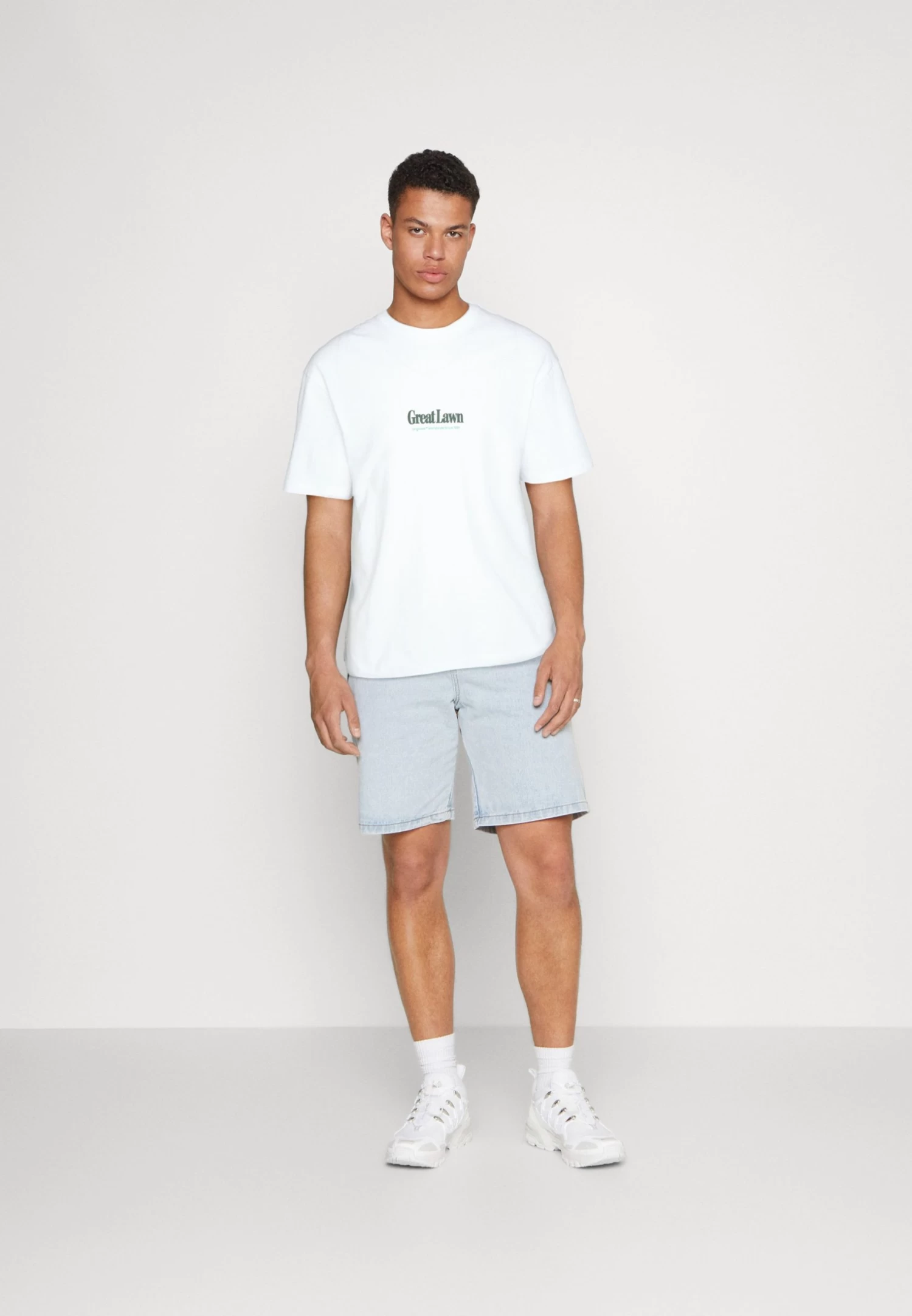 Jack & Jones Jordalston Graphic Tee Crew Neck - Print T-Shirt - Bright White - Image 2